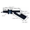 Side Mount Horizontal Water Level Sensor Sensing Liquid Float Switch Tank Pool