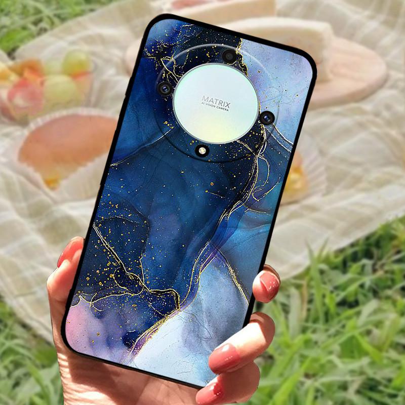 For Honor X9A 5G Case Honor X9A Cover Black Soft Silicone Phone Case Fundas For Huawei Honor X9A 5G Coque HonorX9A Protective
