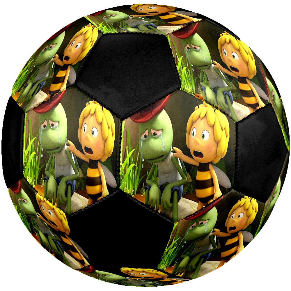 Maya the Bee Theme Size 5 Soccer Ball, Suitable for Both Indoor and Outdoor Matches, a Gift Suitable for Everyone.