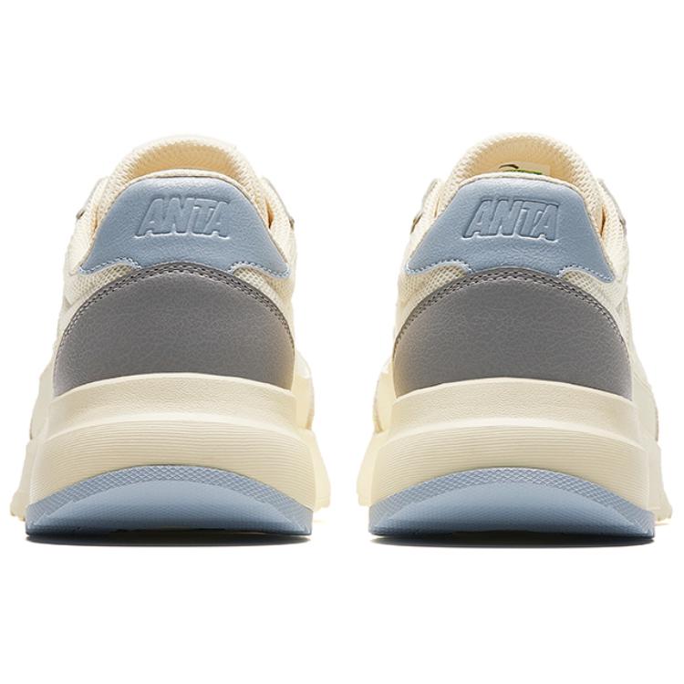 Anta Shock Absorbing Non-Slip Low-Top Casual Shoes Women sneakers Light-Blue Gray 922428803-1
