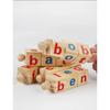 Wooden Word Spelling Game Alphabet Learning Toys for Preschool Boys and Girls Letters Reading Building Blocks Game with 24 Cards