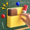 2 Pcs Whiteboard Storage Box Pencil Cup Storage Case Dry Erases Marker Holders Whiteboard Accessories For School Office