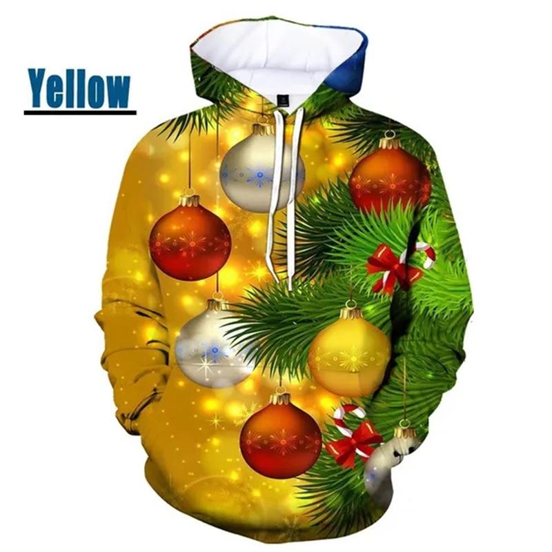 Christmas Graphic Hoodies For Men 3D Merry Christmas Printing New In Hoodie & Sweatshirts Kids Funny Pullovers Women Fashion Top
