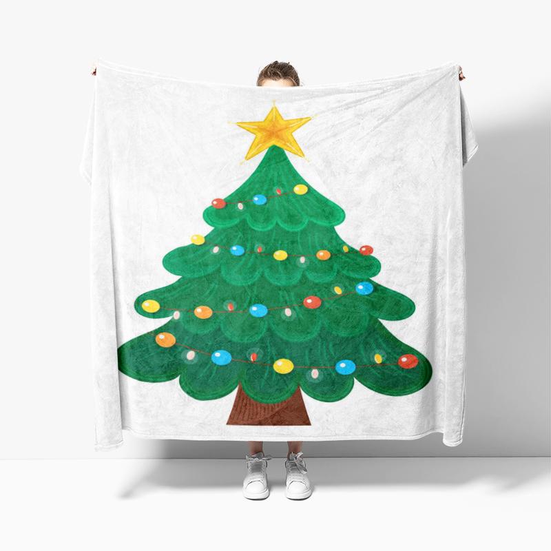 Wohndekoration Plüsch Überwurf Sofadecke Tagesdecke Bett flauschig weiche Decken Dekor Plaid Modern Halloween Frohe Weihnachten Winter