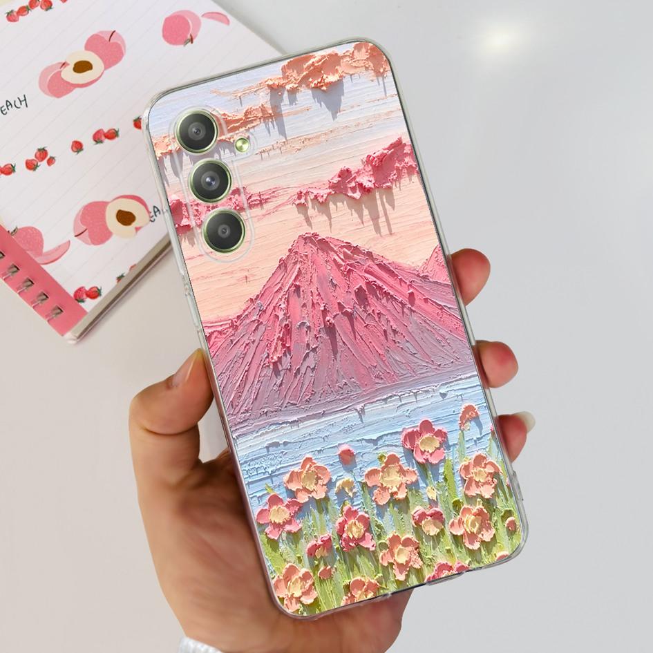 For Samsung Galaxy A54 Case A546B SM-A546B Cute Astronaut Clear Silicone Soft Phone Cover For Samsung A54 5G A 54 GalaxyA54 Capa