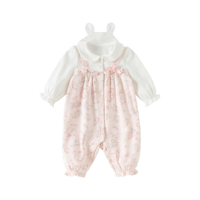 DAVE & BELLA Baby Girl Chinese Style Long Sleeve Romper