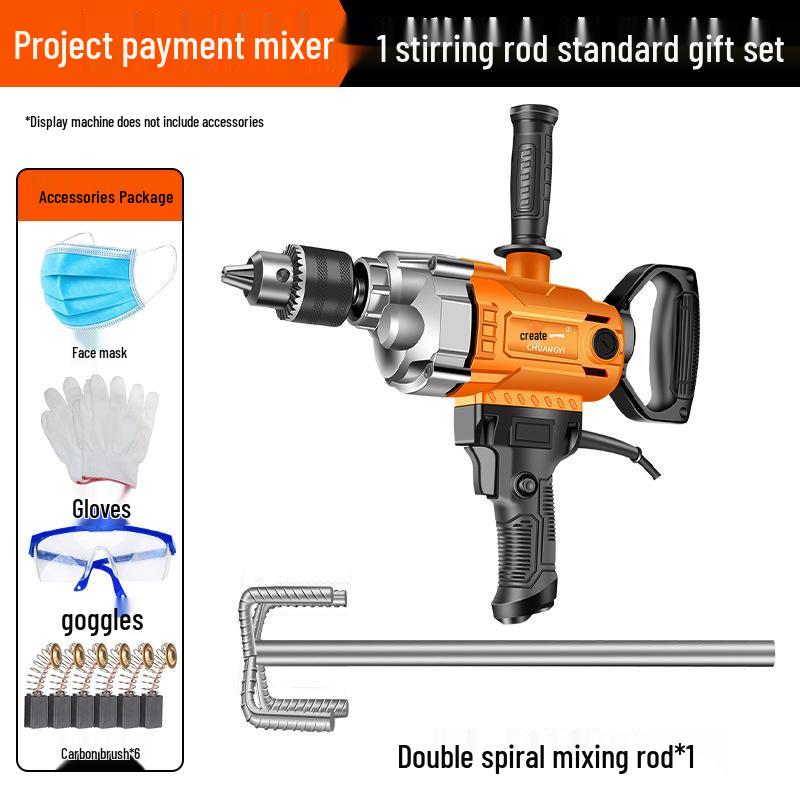 Chuangyi High Power Multi-Purpose Mixer for Paint, Cement, Putty, and Mortar