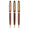 Business Office Calligraphy Wooden Signature Pen, Smooth Writing, Office and School Stationery Supplies Ballpoint Pens