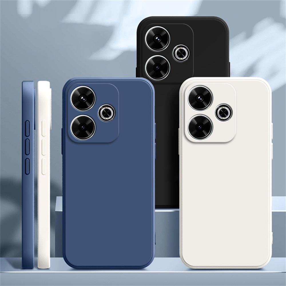 Candy Color Back Cover for Xiaomi Poco M6 Pro Plus M6Pro M6Plus 5G Soft Original High Quality Classic Liquid Silicone Phone Case
