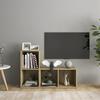 TV Cabinets (2 pcs) Sonoma Oak 72 x 35 x 36.5 cm Engineered Wood