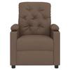 Relaxation Armchair In Brown Fabric