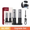 USB Rechargeable Electric Salt And Pepper Grinder Adjustable Coarseness Mill Portable Household Kitchen Gadget
