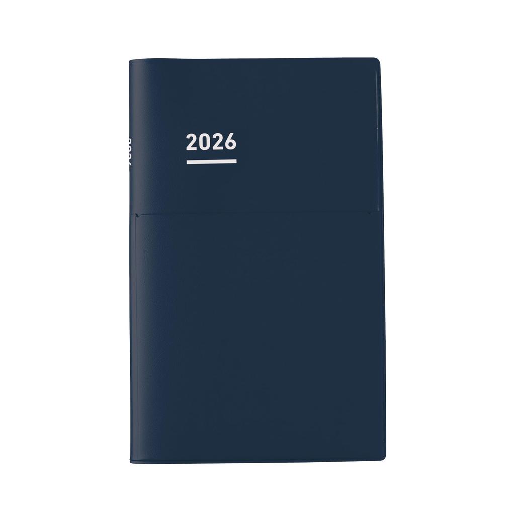 KOKUYO Jibun Techo Biz Planner 2026 Monthly A5 Slim Matte Navy (Ni-JB1DB-26) Starts December 2025