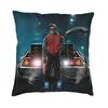 Vibrant Movies Race Cars Back To The Future Throw Pillow Case Decoration 3D Doublesided Printed Cushion Cover for Living Room