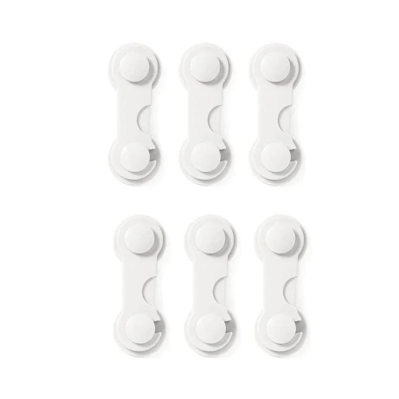 4/6Pcs/Lot Child Lock Protection Of Children Baby Drawer Anti-opening Cabinet Door Refrigerator Anti-pinch Safety Lock Buckle