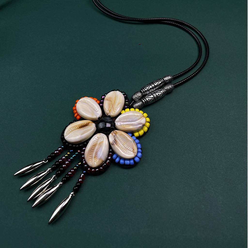 Tassel Pendant Handmade Sweater Chain Ladies, Vintage Fashion Court Style Necklace