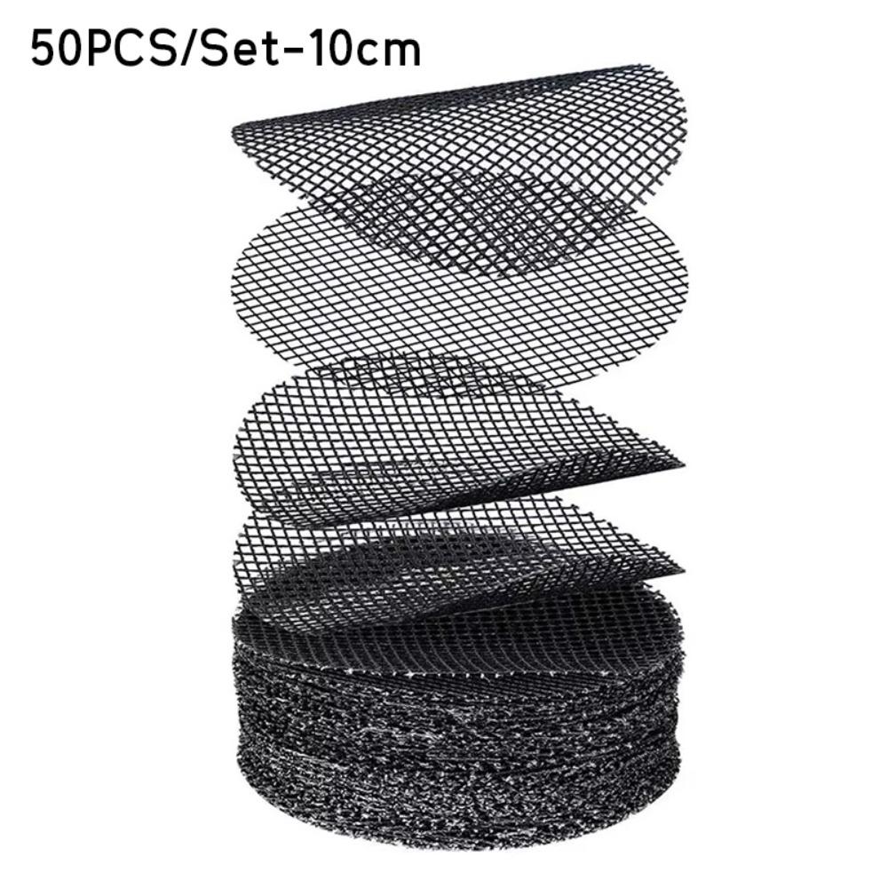 50PCS/Set Round Flower Pot Hole Mesh Pad Plastic Flower Pot Bottom Mat New Flower Pot Gasket  Garden