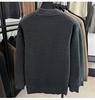 Men's Velvet Thick Winter Knit Chenille High-Collar Sweater