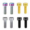 Upgraded for Titanium Screw Bolts for Bike Bicycle Crank Arm Fixing Disc Brake Clamp Fixed Lightweight Cycling Accessori