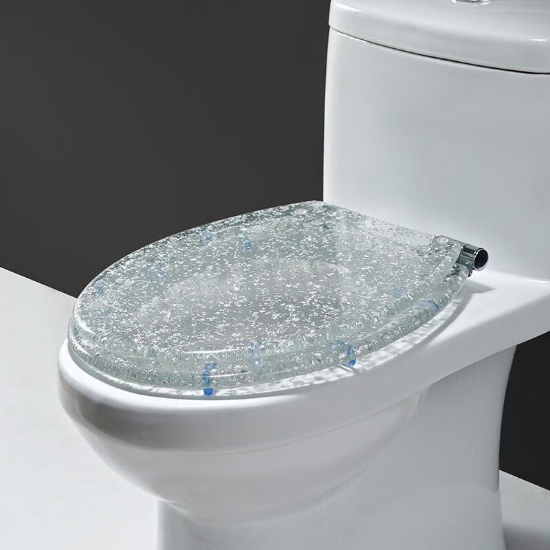 MDNG U-shaped Thickened Resin Toilet Seat with Soft Close & Quick Release
