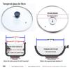Zhao Ran Thickened Tempered Glass Pot Lid
