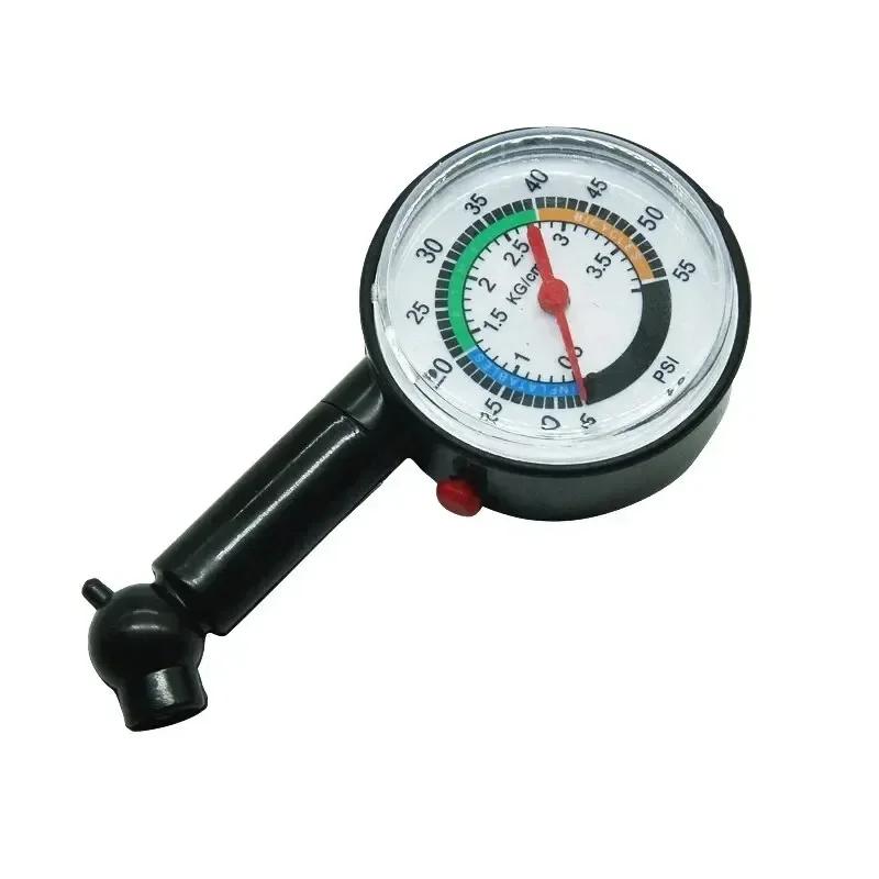 High Precision Car Tire Pressure Gauge - Auto Inflation/Deflation Meter with Pointer Detection