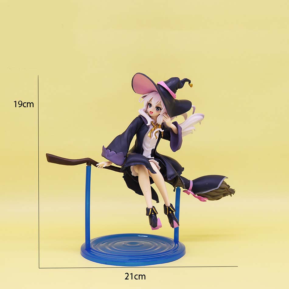 Solgt Heksen Elaina Anime Figur Vandrende Heks The Journey of Elaina Actionfigur PVC Samlingsmodell Leker Julegaver
