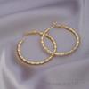 European American Style Luxury Stud Earrings: Elegant Cross-border Niche Hoops, Versatile Celebrity-inspired Accessories