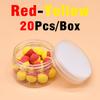 20Pcs/Box Carp Fishing Lures Pop up Boilies Baits Foam Ball Ronnie Rig Method Fishing Lures Hair Rig for Carp Fishing