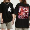 Chainsaw Man Anime TShirt WoUnisex Warrior Denji Manga T Shirts Cartoon Comic Makima Hayakawa Aki Pochita Cotton Tees Unisex Summer T-Shirt