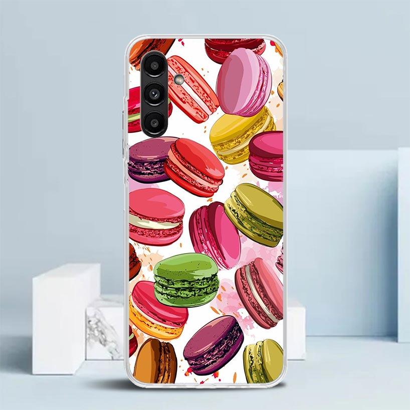 

Macaron Ice Cream Cake Doughnut Phone Case For Samsung Galaxy A56 A55 A54 A53 A16 A15 A14 A13 A36 A35 A34 A33 A26 A25 A24 A23 A0 Samsung A56