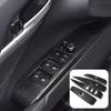 Horry 4PCS Window Control Panel Cover for 2018-2023 Toyota Camry Door Lock Trim Armrest Window Lift Down Control Switch Trim Without Seat Memory