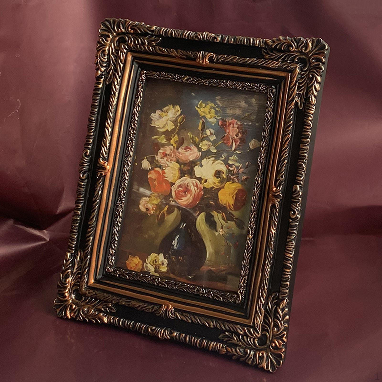 

7inch Photo Frame 8.3x10.2inch Vintage Design Multipurpose for Living Rooms Accessories Lightweight