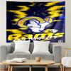 Rams Football Team Spirit Printed Printed Tapestry, for Bedroom,Livingroom, dormitory, Large Wall Decor, Fabric Decor Fan Birthday Gifts