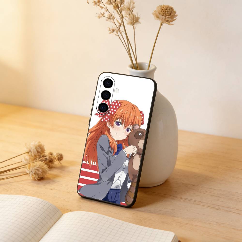 

Monthly Girls Nozaki kun Chiyo Sakura Phone Case For Samsung Galaxy A73,A72,A71,A70,A53,A52,A51,Soft Silicone Black Cover Samsung a31
