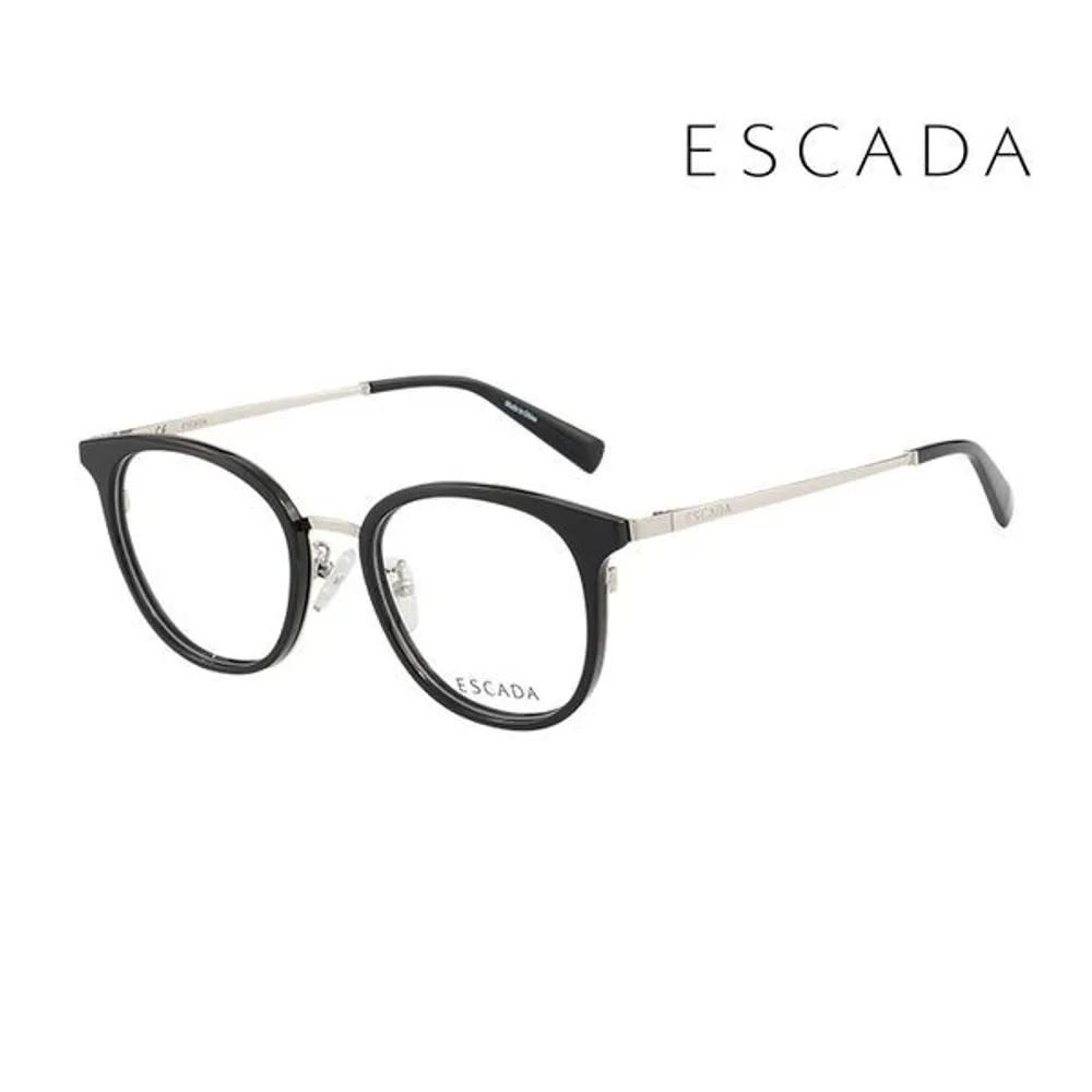 Escada Eyeglass Frames VES A44F 0A01 Round Horn-rimmed Glasses for Women and Men VES A44F 0A01_C [51]