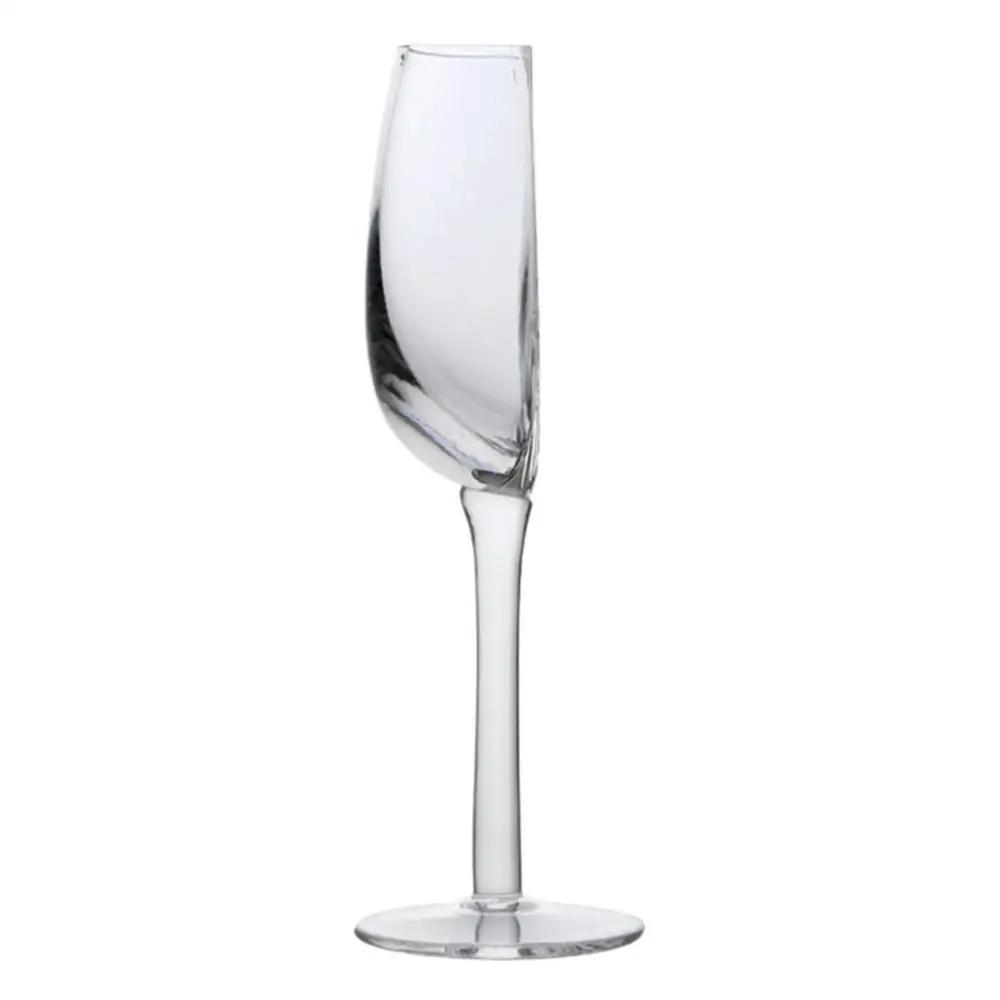 

European Creative Crystal Glass Semicircular Red Wine Cups 140ml Creative Crystal Glass Portable Clear Half Wine Glass fun 101-200ml чистий