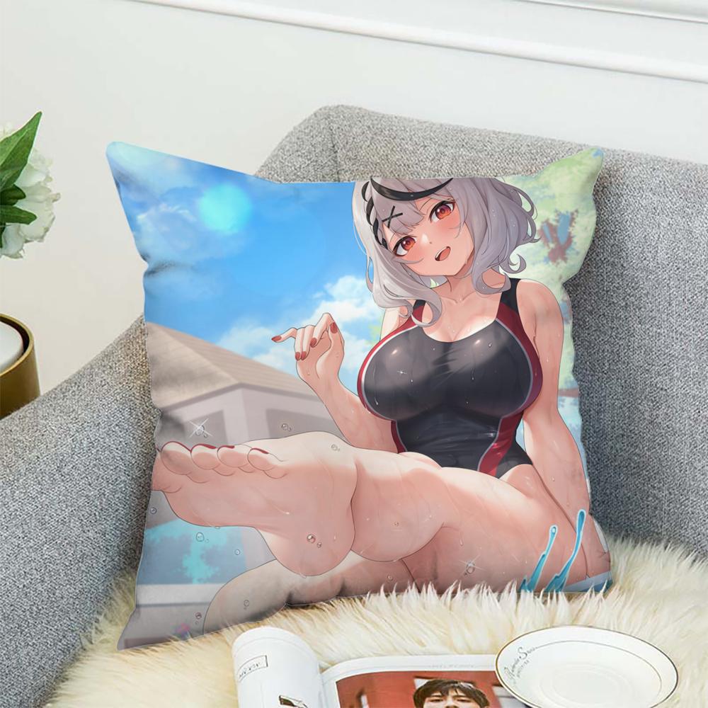 Sexy Sakamata Chloe Pillow Case For Car Sofa Decorative Home Double-sided Print Plush Square Throw Pillow Cushion Cover