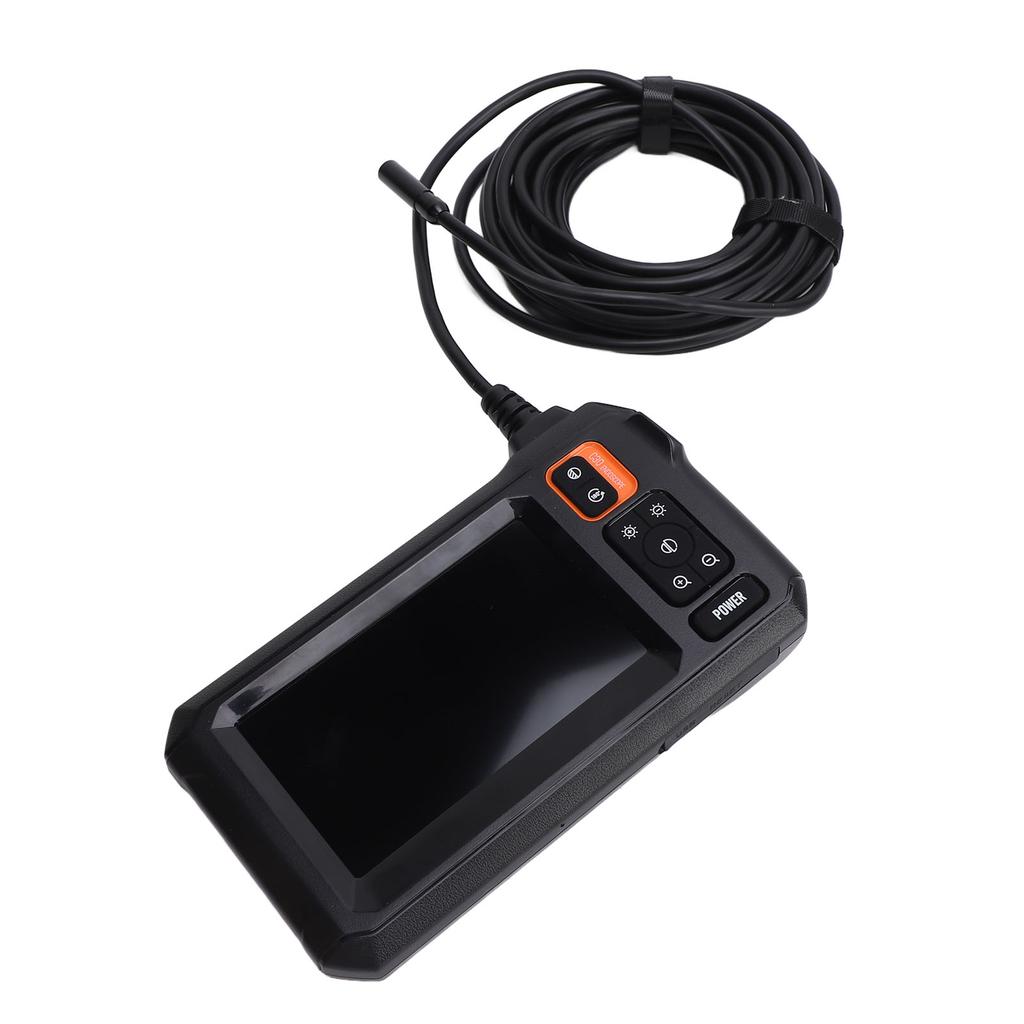 Industrielles Endoskop 1080P HD 8mm Objektiv Rohrinspektionskamera mit 4,3 Zoll IPS-Bildschirm und 5m Kabel
