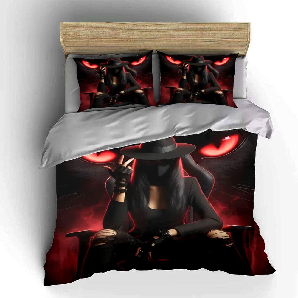 Mystery Outfit For Gaming Nights Kid'S And Adults' Bedroom Decor, Exquisite Three-Piece Bedding Set Gift