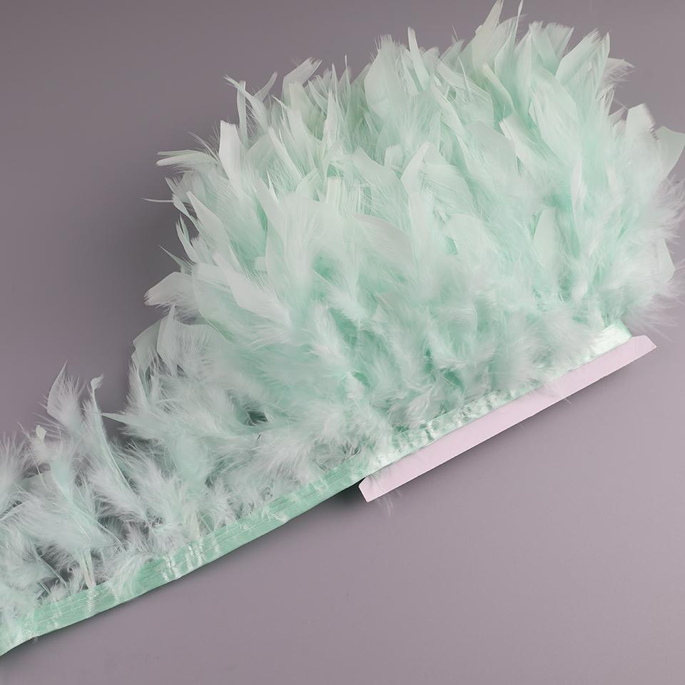 Feather10-15cm Marabou Feathers Trim DIY Wedding Turkey Feather Ribbon Crafts Sewing Clothing Party Plume Handmade Home Decor