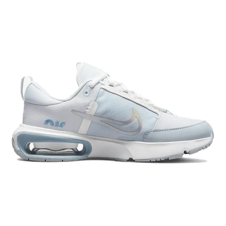 Nike Air Max Intrlk Comfortable Soft Low Top Kids Running Shoes Kids Running Shoes Blue Gray DC9290-400
