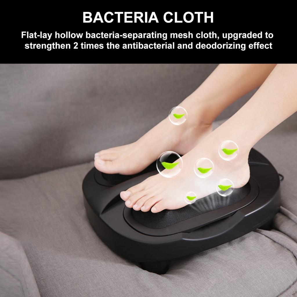 Foot Therapy Machine Car Electric Heating Foot Massager Heat Therapy Relaxation Kneading Roller Shiatsu Foot Massage Machine for Relief Leg