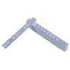 Lightweight 1 Meter Foldable Ruler Plastic Measuring Ruler Teaching Aid for Professional & Person Measuring Tasks