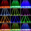 SEBRUANC 150W Moving Light, Moving Head Stage Light, Party Light, 18-Face Prism, DMX512 12CH, Voice Activated, 8 Patterns & 8 Colors, High Brightness,