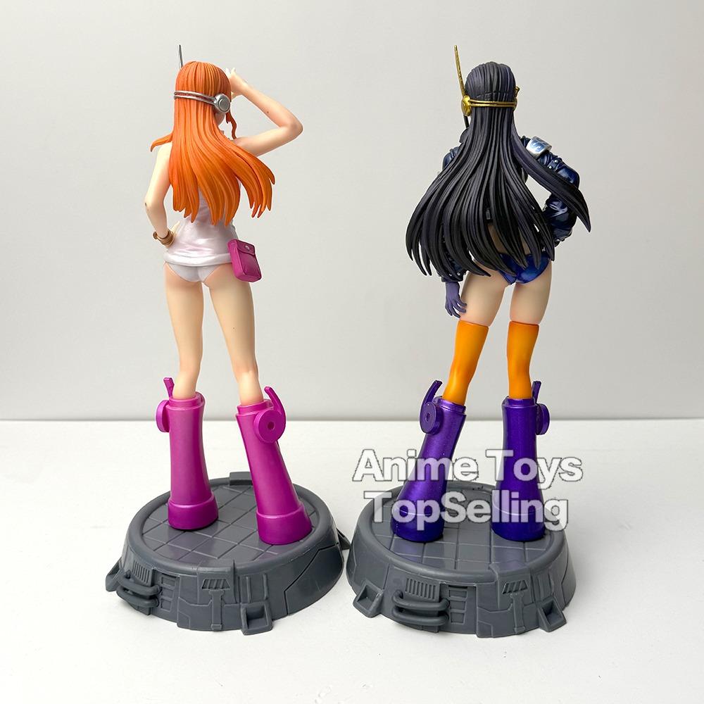 26cm/10.23in Anime One Piece Action Figure Robin Figure Nami Figure PVC Toys Statue Model Collectible Toys Gifts