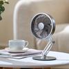 USB Desk Fan Portable Fan Alloy, Small, Folding 360° Rotation, Quiet Table Fan Personal Cooling Fan for Desktop Office Dorm