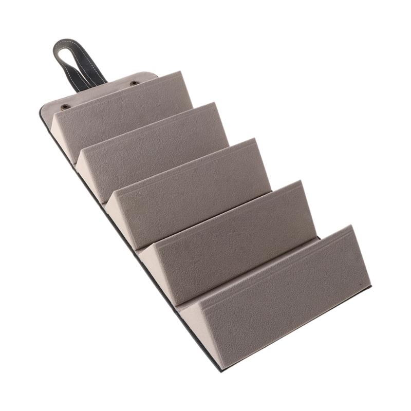 Leather Multi-layer Glasses Box Multi-functional Glasses Storage for Case 5 Slots Travel Glasses Bag Hanging Glasses Fra
