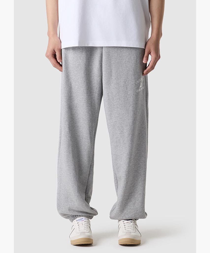 LECOQ Unisex Loose Fit Jogger Pants Gray Qr123Lfp21