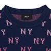 New MLB New York Yankees Knitwear Unisex Light Marine Blue 3AKPM0144-50NYL